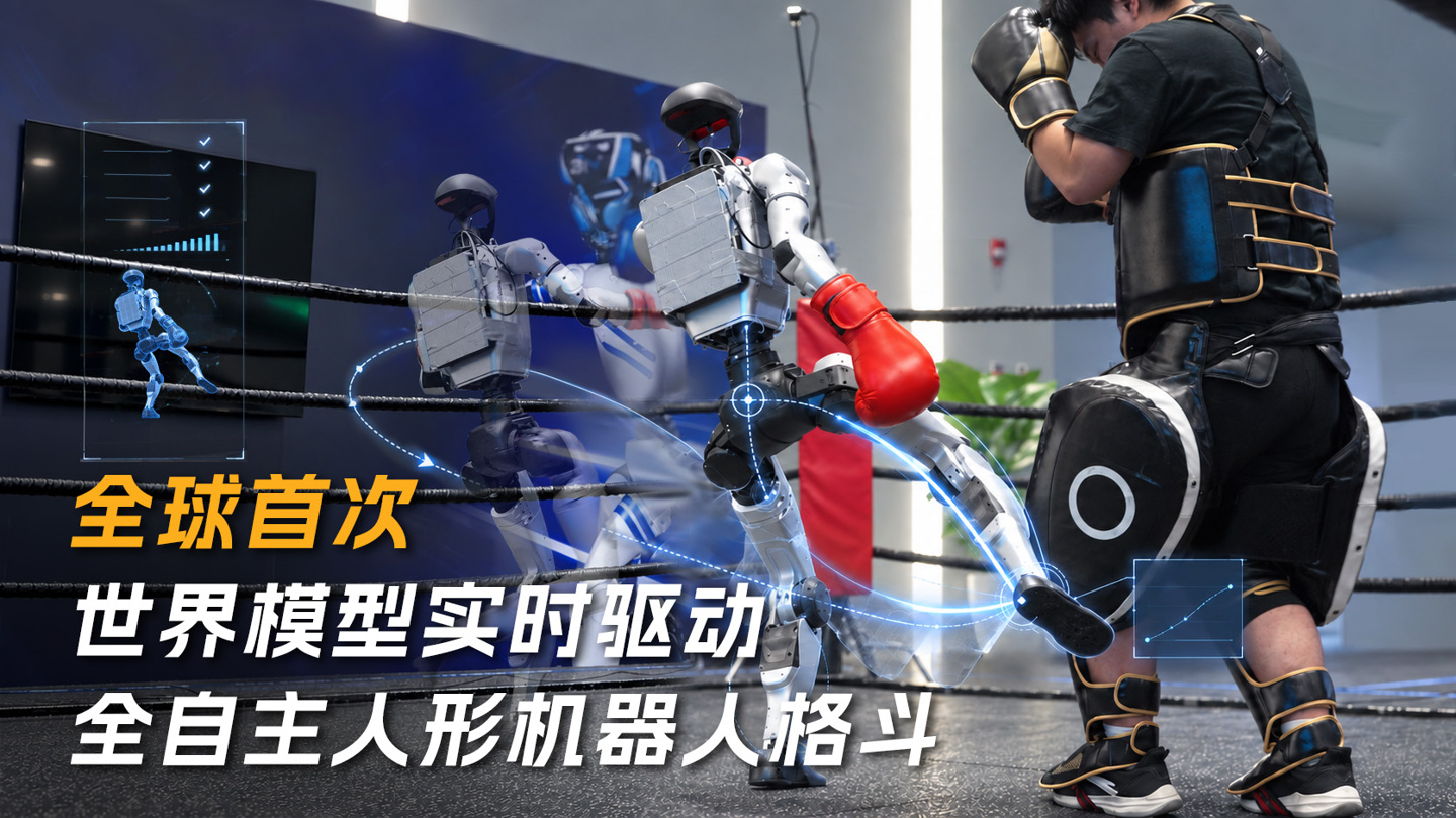 宇树科技实现世界模型实时驱动全自主人形机器人格斗